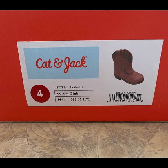 Lil pink baby cowgirl boots 🤠 Cat & Jack - Picture 5 of 10